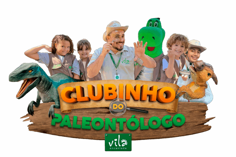Logo do clubinho do paleontólogo