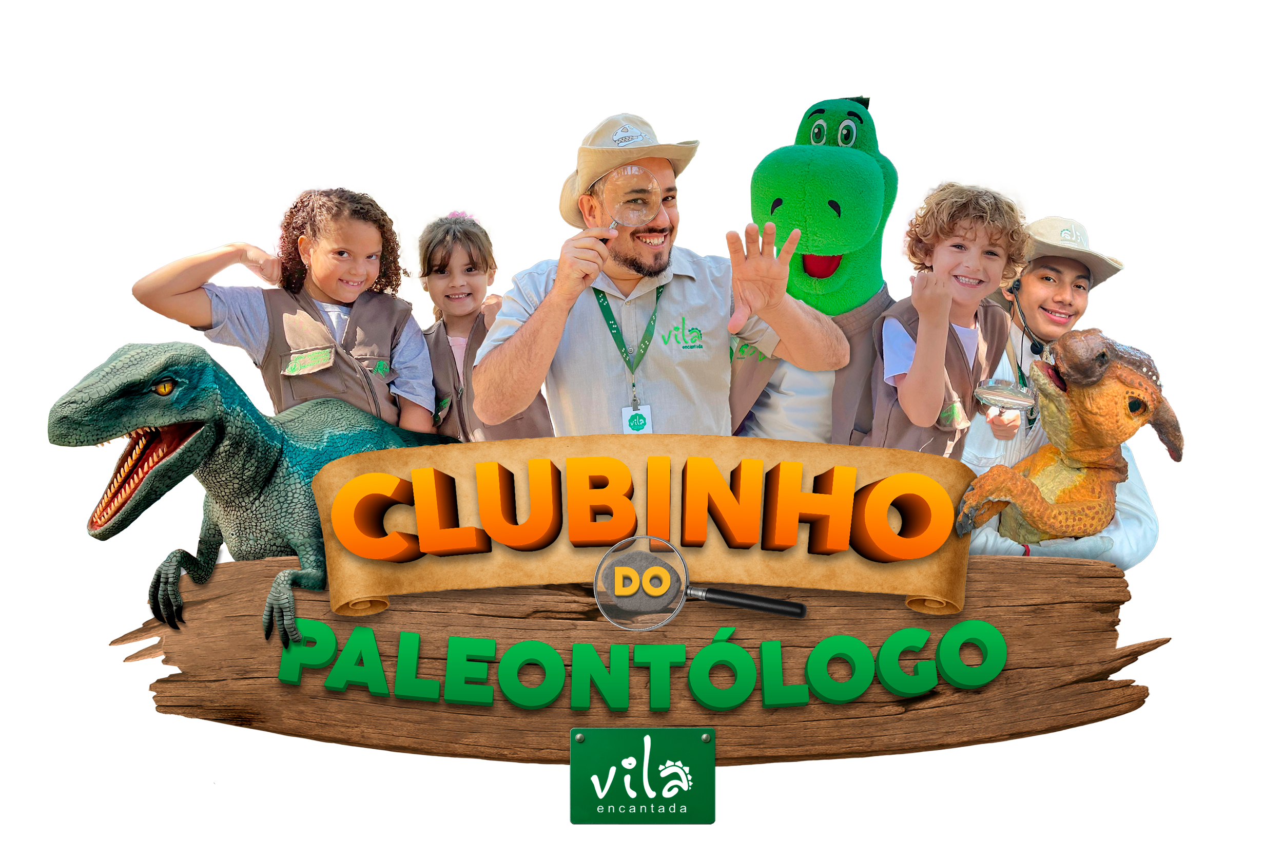 Logo do clubinho do paleontólogo